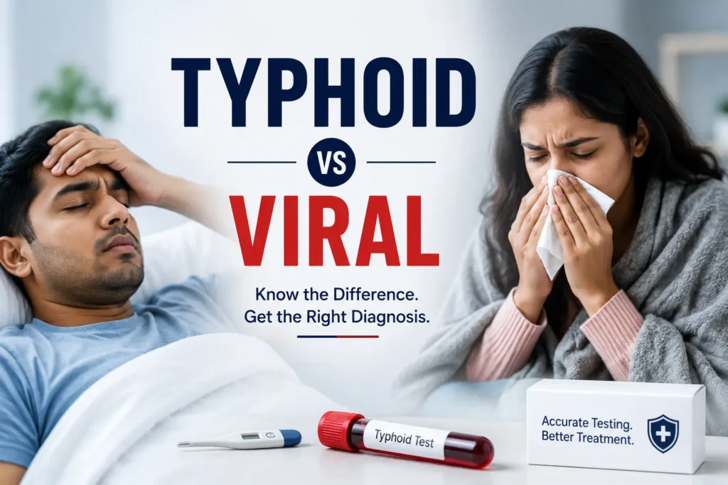 Typhoid vs viral fever – understanding the difference and importance of proper diagnosis Lotus Diagnostics
